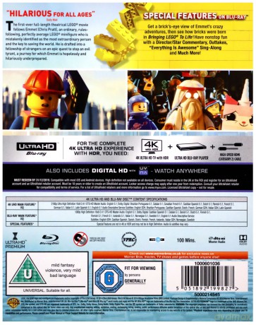The Lego Movie (Lego Przygoda) [Blu-Ray 4K]+[Blu-Ray]