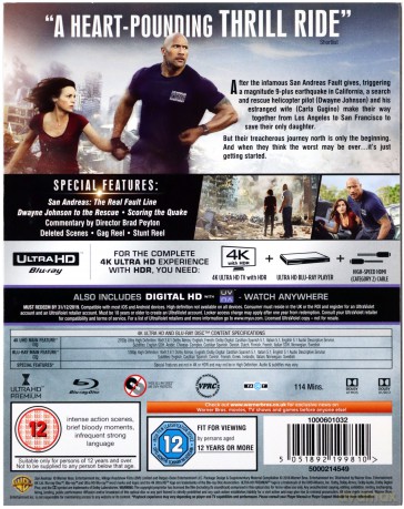San Andreas [Blu-Ray 4K]+[Blu-Ray]
