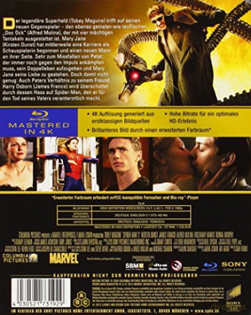 Spider-Man 2 (Mastered in 4K) [Blu-Ray]