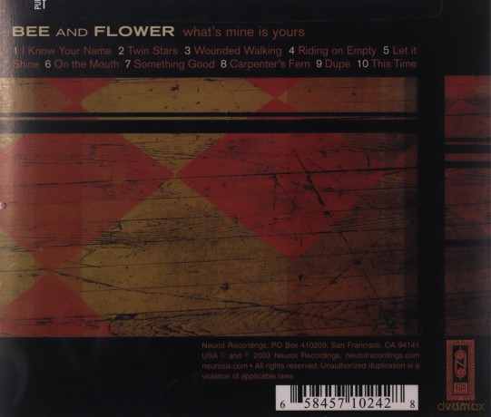 Bee And Flower: What\'s Mine Is Yours [CD]