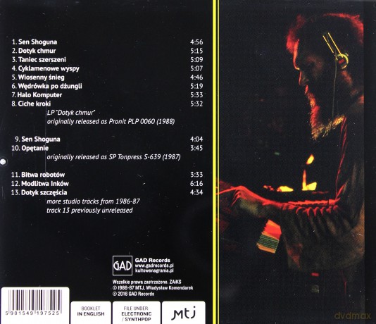 Władysław Komendarek: Dotyk Chmur [CD]