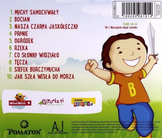 Niezwykłe Lekcje Rytmiki vol. 2 (Śpiewamy do wierszy) [CD]