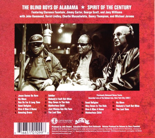 The Blind Boys Of Alabama: Spirit Of The Century [CD]