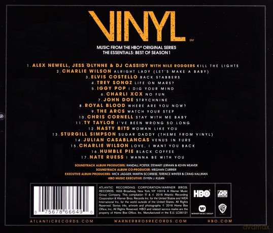 Vinyl. The Essentials: Best Of Season 1 soundtrack [CD]