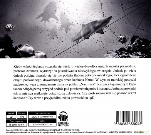 20 000 mil podmorskiej żeglugi - Juliusz Verne [AUDIOBOOK]