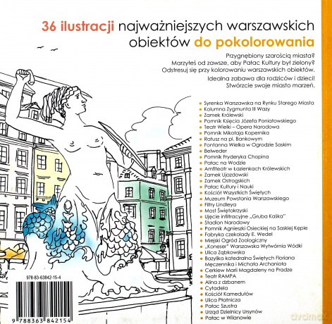 Antystres dzielnicowy. Pokoloruj Warszawę - Karolina Kopiec [KSIĄŻKA]