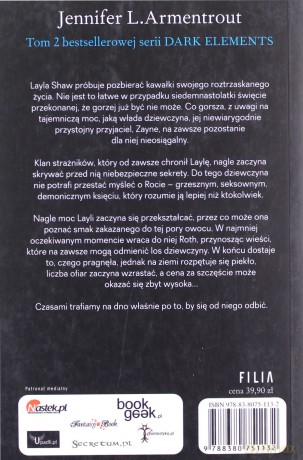 Arktyczny dotyk. Dark Elements (Tom 2) - Jennifer L. Armentrout [KSIĄŻKA]