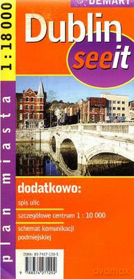 Dublin plan miasta 1:18 000