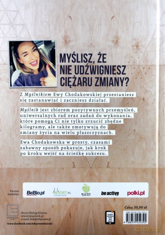 Myślnik. Twój codzienny motywator - Ewa Chodakowska (twarda) [KSIĄŻKA]