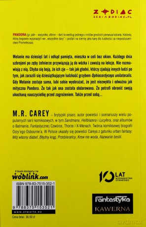 Pandora - M.R. Carey [KSIĄŻKA]