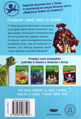 Popołudnie z piratami. Magiczny domek na drzewie - Mary Pope Osborne [KSIĄŻKA]