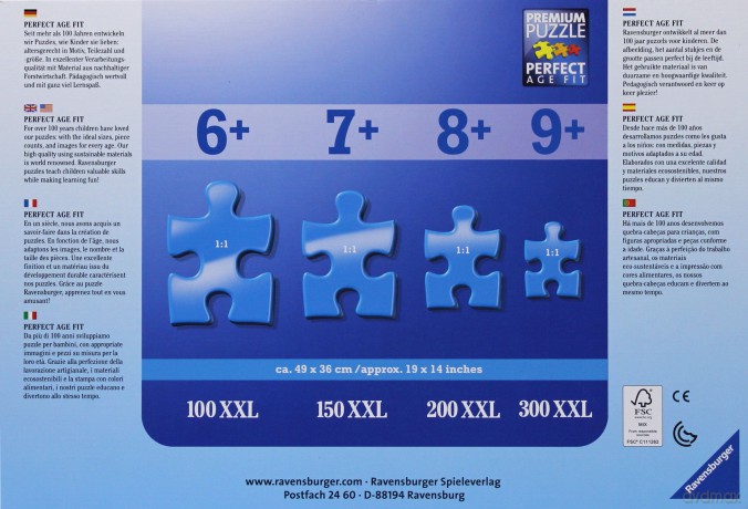 RAVENSBURGER 100 el. Psi Patrol. Zespół w akcji [PUZZLE]