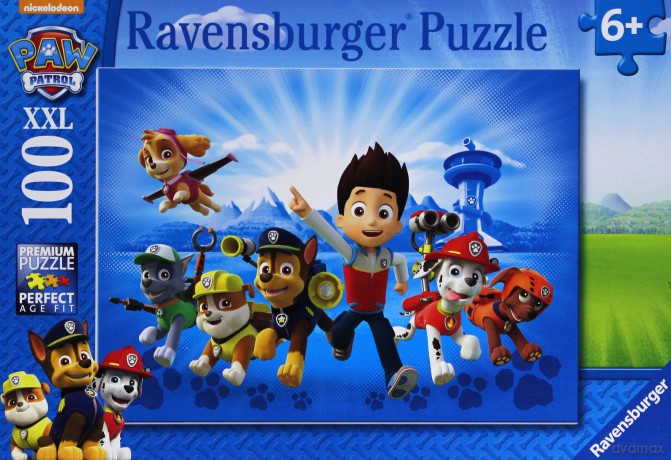 RAVENSBURGER 100 el. Psi Patrol. Zespół w akcji [PUZZLE]