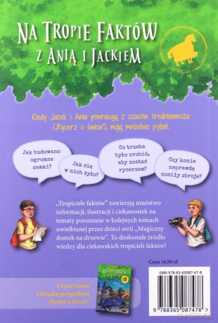 Rycerze i zamki. Tropiciele faktów. Magiczny domek na drzewie - Mary Pope Osborne, Will Osborne [KSIĄŻKA]