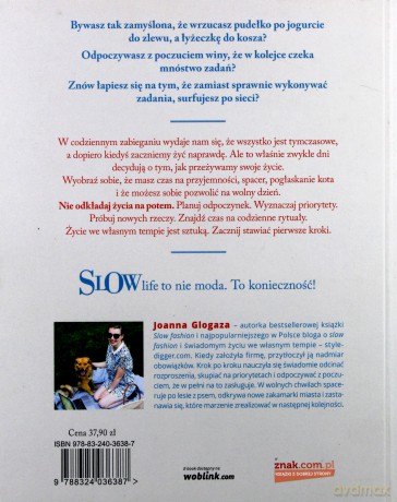 Slow life. Zwolnij i zacznij żyć - Joanna Glogaza [KSIĄŻKA]