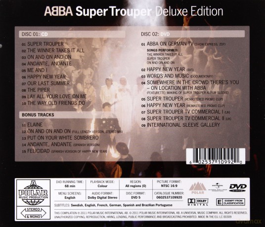 Abba: Super Trouper [CD]+[DVD]