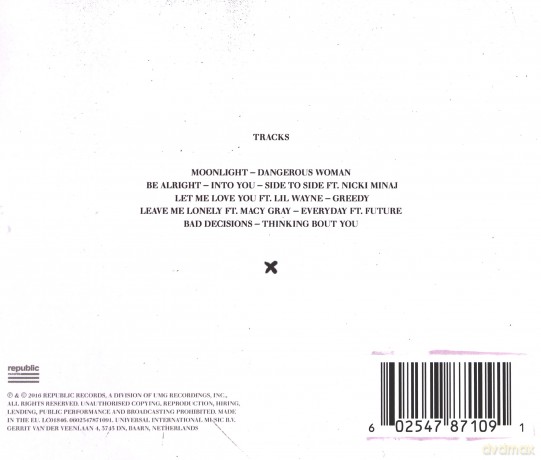 Ariana Grande: Dangerous Woman [CD]