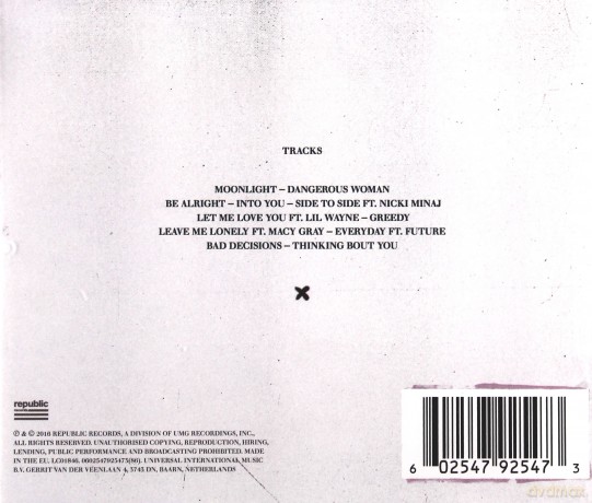 Ariana Grande: Dangerous Woman (PL) [CD]