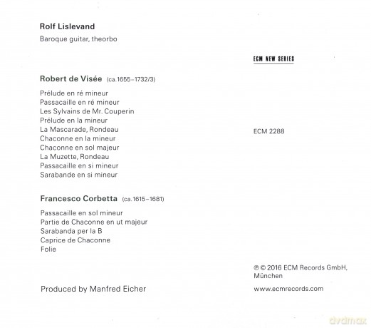 Rolf Lislevand: La Mascarade [CD]