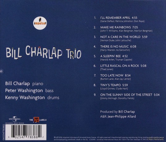Bill Charlap: Notes From New York [CD]