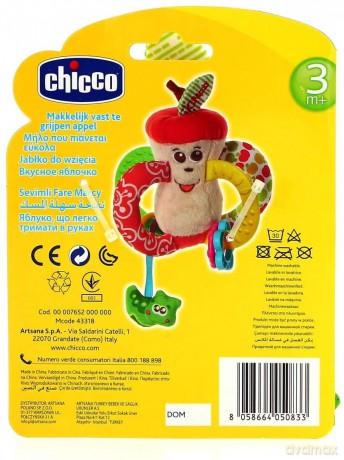 CHICCO Grzechotka Jabłuszko