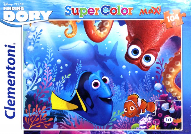 CLEMENTONI 104 el. MAXI Finding Dory [PUZZLE]