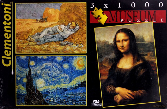 CLEMENTONI 3X1000 el. Museum Collection [PUZZLE]