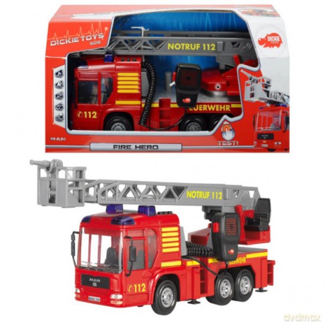 DICKIE Straż pożarna Fire Hero, 43 cm