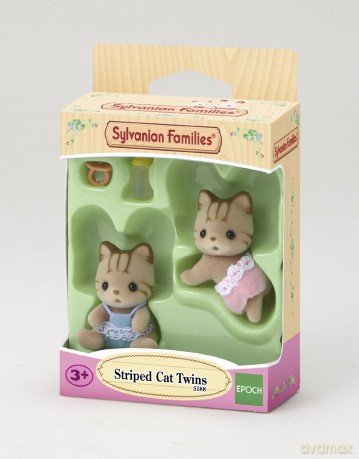 Sylvanian Families Bliźniaki pręgowanych kotków [FIGURKA]
