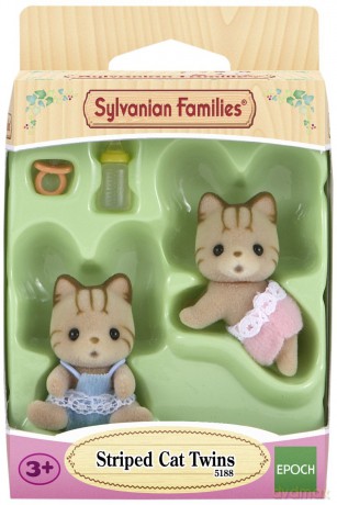 Sylvanian Families Bliźniaki pręgowanych kotków [FIGURKA]