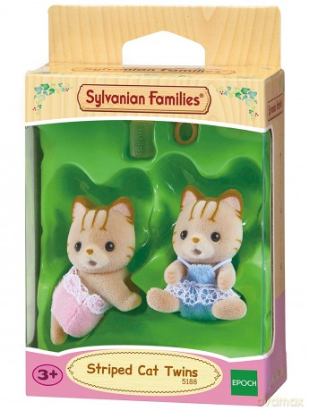 Sylvanian Families Bliźniaki pręgowanych kotków [FIGURKA]