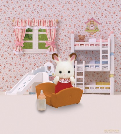 Sylvanian Families Dziecko królików czekoladowe uszka [FIGURKA]