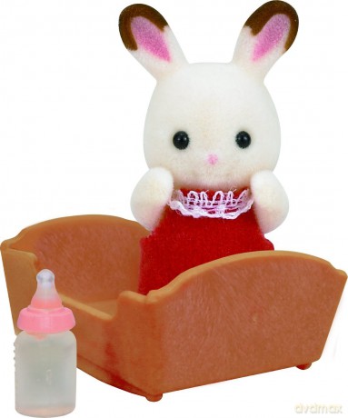 Sylvanian Families Dziecko królików czekoladowe uszka [FIGURKA]