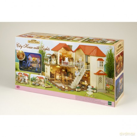 Sylvanian Families Miejski domek z oświetleniem [FIGURKA]