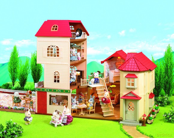 Sylvanian Families Miejski domek z oświetleniem [FIGURKA]