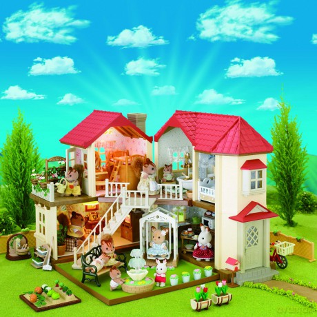 Sylvanian Families Miejski domek z oświetleniem [FIGURKA]