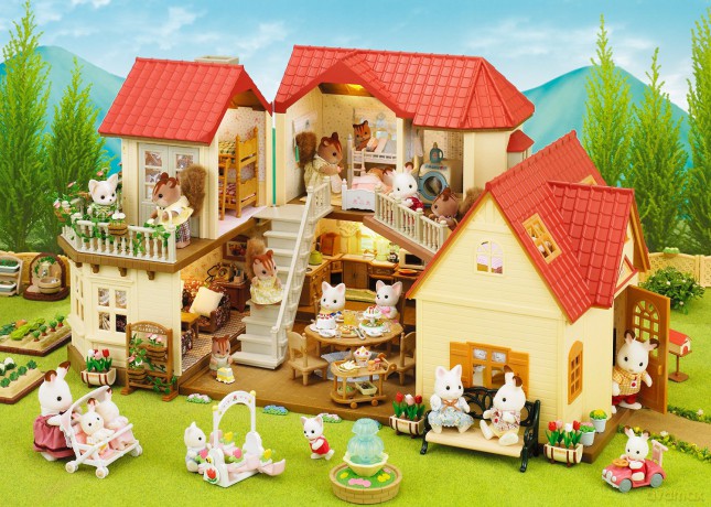 Sylvanian Families Miejski domek z oświetleniem [FIGURKA]