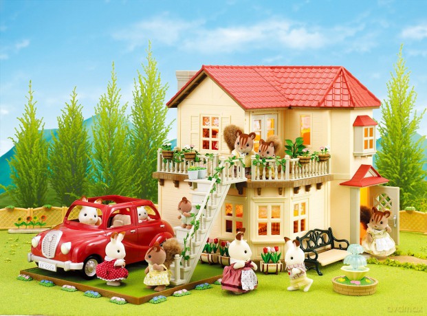 Sylvanian Families Miejski domek z oświetleniem [FIGURKA]
