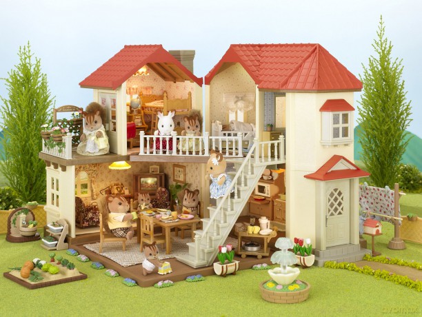 Sylvanian Families Miejski domek z oświetleniem [FIGURKA]