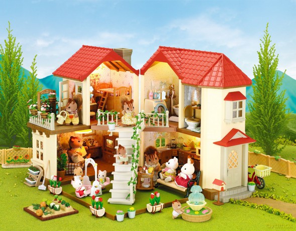 Sylvanian Families Miejski domek z oświetleniem [FIGURKA]