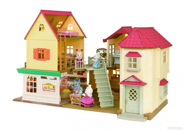 Sylvanian Families Miejski domek z oświetleniem [FIGURKA]