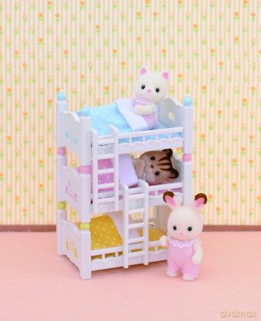 Sylvanian Families Potrójne łóżko piętrowe [FIGURKA]