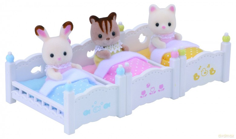 Sylvanian Families Potrójne łóżko piętrowe [FIGURKA]
