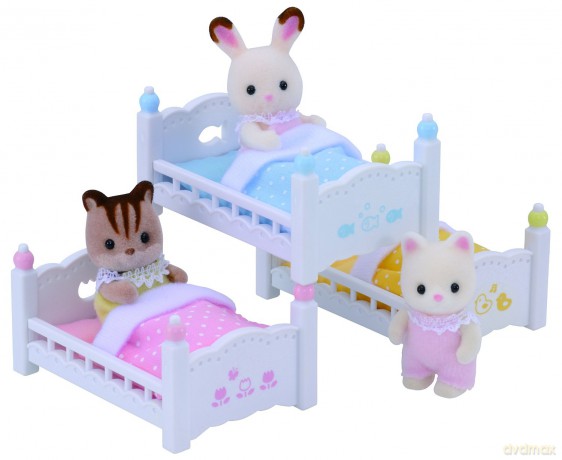 Sylvanian Families Potrójne łóżko piętrowe [FIGURKA]