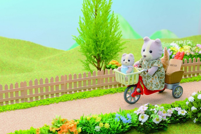 Sylvanian Families Przejażdżka rowerowa z mamą [FIGURKA]