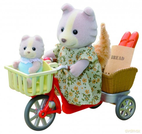 Sylvanian Families Przejażdżka rowerowa z mamą [FIGURKA]