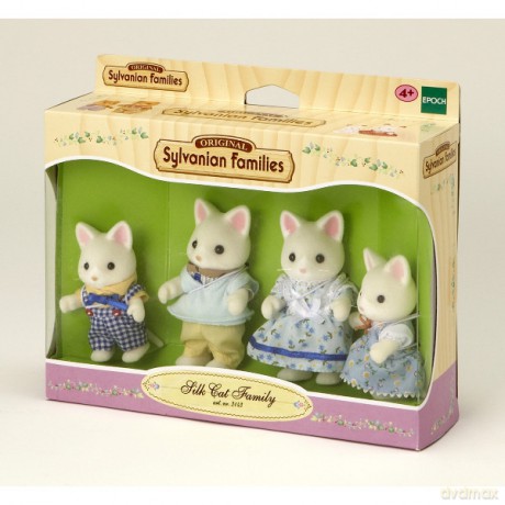 Sylvanian Families Rodzina jedwabistych kotków [FIGURKA]