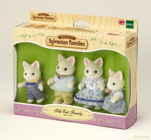 Sylvanian Families Rodzina jedwabistych kotków [FIGURKA]