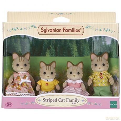 Sylvanian Families Rodzina pręgowanych kotków
