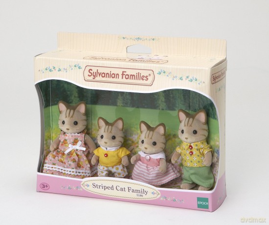 Sylvanian Families Rodzina pręgowanych kotków